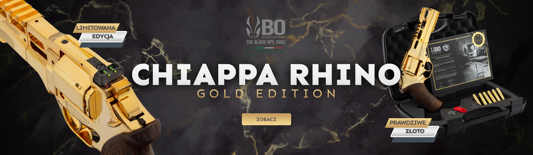 Chiappa Rhino Gold Limitowana Edycja