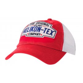 Czapka Helikon Trucker Logo Cap Cotton Twill - Czerwona