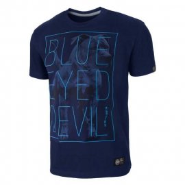 Koszulka Pit Bull Blue Eyed Devil 2 - Granatowa