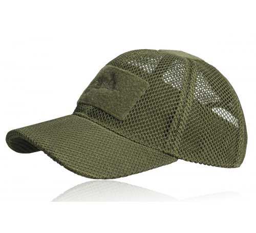 czapka baseball Helikon Mesh olive green CZ-BBM-PO-02 5908218712188