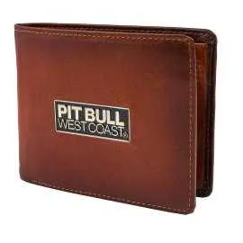 Portfel skórzany Pit Bull Brant '22 - Brązowy