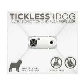 Urządzenie chroniące przed kleszczami TickLess Mini dla zwierząt - biały