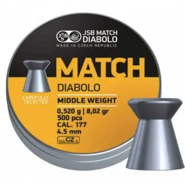 Śrut JSB 4,50mm Yellow Match Diabolo Middle Weight 500szt