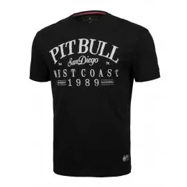 Koszulka Pit Bull Regular Fit 210 Oldschool Logo - Czarna