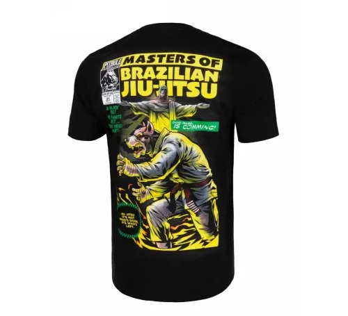 Koszulka Pit Bull 190 Regular Series Master Of Brazilian Jiu Jitsu '23 - Czarna 210339.9000