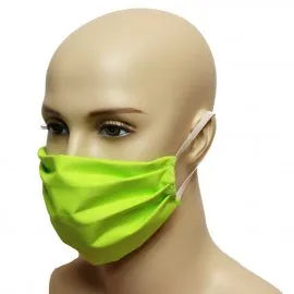 Maska bawełniana na twarz - zielona