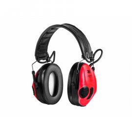 Ochronniki słuchu Peltor SportTac aktywne, czarno-czerwone