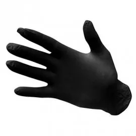 Rękawice jednorazowe PORTWEST nitrylowe A925 - niepudrowane czarne