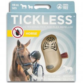Urządzenie chroniące przed kleszczami TickLess dla zwierząt Horse - beżowy
