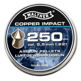 Śrut 5,5 mm WALTHER COPPER IMPACT szpic 250szt