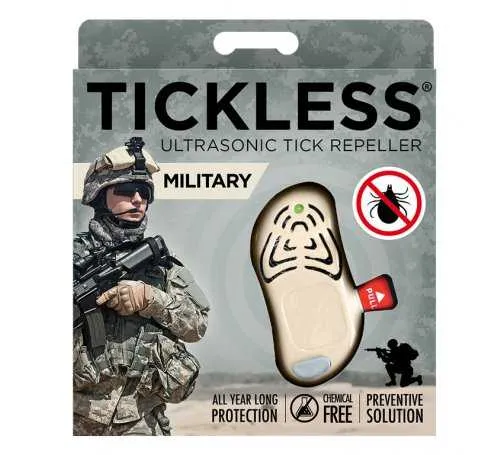 Urządzenie chroniące przed kleszczami TickLess Military dla żołnierzy beżowy PRO-107BE 5999566450723