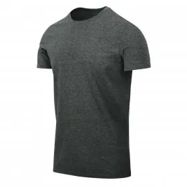 T-Shirt Helikon-Tex Slim - Czarno-Szary Melanż
