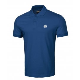 Koszulka Polo Pit Bull Slim Logo '21 - Niebieska