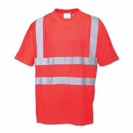 T-shirt ostrzegawczy PORTWEST S478 - Czerwony