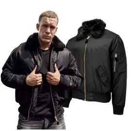 Kurtka BRANDIT MA2 Jacket Full Collar - Black