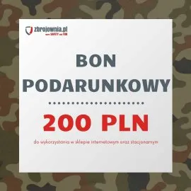 Bon podarunkowy Zbrojownia o wartości 200 zł