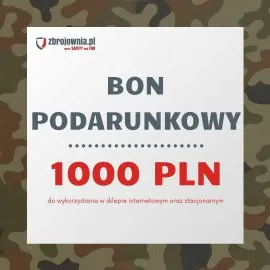 Bon podarunkowy Zbrojownia o wartości 1000 zł