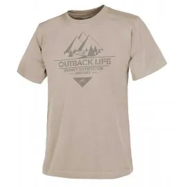 T-Shirt Helikon-Tex Outback Life - Beżowa