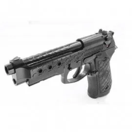 Pistolet 6mm Cybergun M92 Hex cut black gas HOPUP