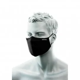 Dwuwarstwowa maska anty mikrobowa z taśmą nosową czarna
