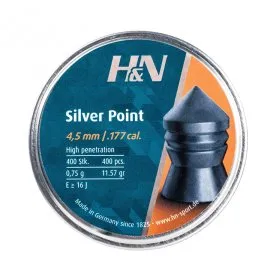 Śrut H&N 4,50mm Diabolo Silver Point 400szt