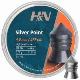 Śrut H&N 4,50mm Diabolo Silver Point 400szt