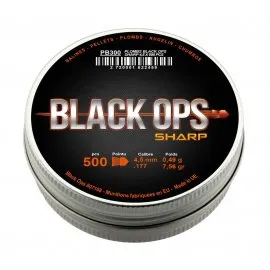 Śrut diabolo SHARP pointed Black Ops 4,5 mm 500 szt