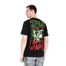 Koszulka Pit Bull I Am The Weapon - Czarna