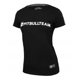 Koszulka damska Pit Bull Hashtag - Czarna