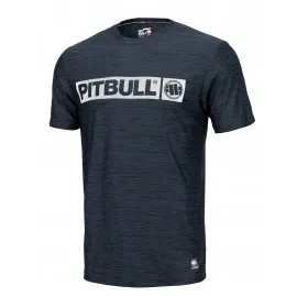 Koszulka Pit Bull Casual Sport Hilltop - Granatowy Melanż