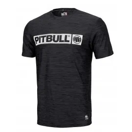 Koszulka Pit Bull Casual Sport Hilltop - Czarny Melanż