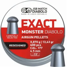 Śrut 4,52 mm JSB Diabolo Exact Monster Redesigned 400 szt