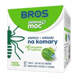 BROS - Zielona Moc elektro + 10 wkładów na komary