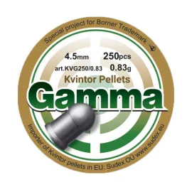 Śrut Kvintor 4,50mm Diabolo Gamma Green 250 szt 0,83g