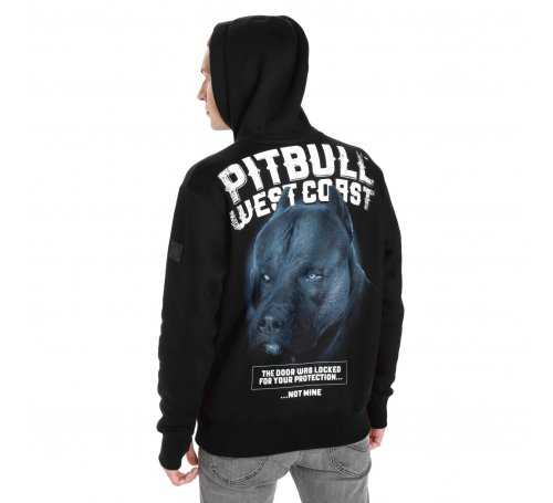 Bluza z kapturem Pit Bull Black Dog '21 - Czarna 121022.9000