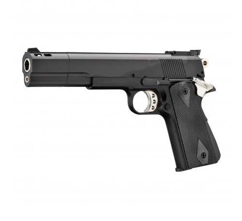 Pistolet 6mm HFC GNB GAS 1911 Long Black HG-124B 4716500212411
