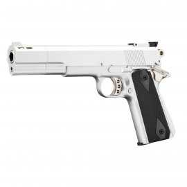 Pistolet 6mm HFC GNB GAS 1911 Long Silver