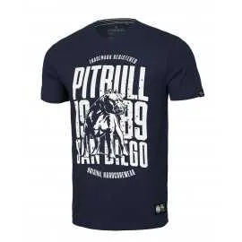 Koszulka Pit Bull San Diego Dog '22 170 gsm - Granatowa