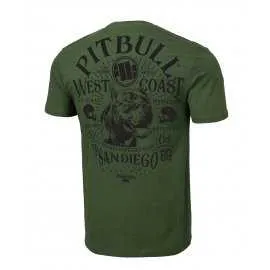 Koszulka Pit Bull Garment Washed San Diego 89 '22 - Oliwkowa