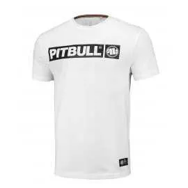 Koszulka Pit Bull Slim Fit Spandex Hilltop '22 - Biała