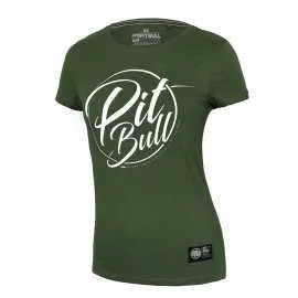 Koszulka damska Pit Bull PB Inside - Oliwkowa
