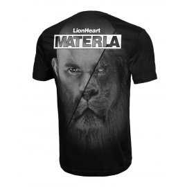 Koszulka Pit Bull KSW 70 Materla Lion Heart - Czarna - PREORDER WYSYŁKA 25.05