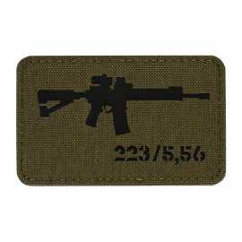 M-Tac naszywka AR-15 223/5,56 Laser Cut Green/Black
