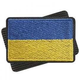 Patch - Naszywka na Rzep Ukraina Flaga Haft Niebiesko Żółty