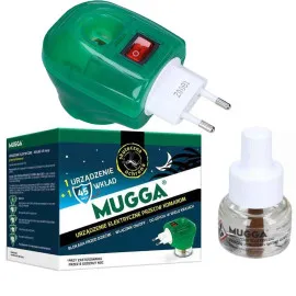 Mugga ELEKTRO + Wkład płyn na komary 45 nocy -35 ml, 1,2% PRALETRYNA K12