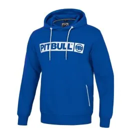 Bluza z kapturem Pit Bull Cotton Terry Hilltop '22 - Niebieska