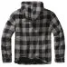 Kurtka Brandit Lumber Jacket Hooded Black/Charcoal 3172.221 2
