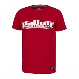 Koszulka dziecięca Pit Bull Classic Boxing - Czerwona