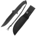 Nóż Mil-Tec Combat Knife Rubber Handle - Black 15358002 4046872183317 3