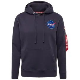 Bluza z kapturem Alpha Industries Space Shuttle 178317 07 - Granatowa